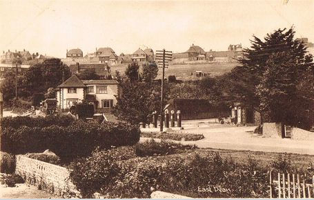 Service Station & new Estate buildings